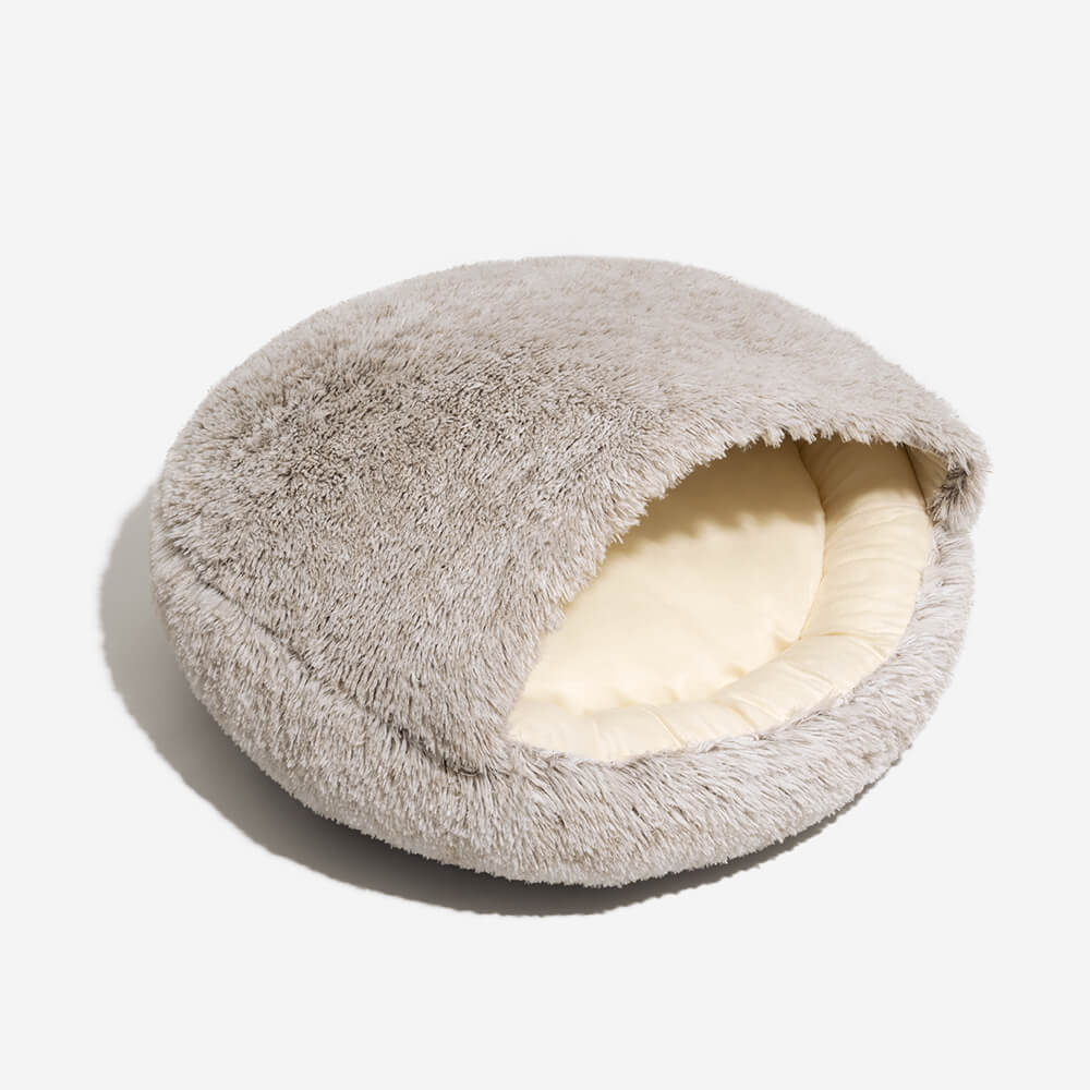 Cozy & Secure Semi-Enclosed Pet Bed