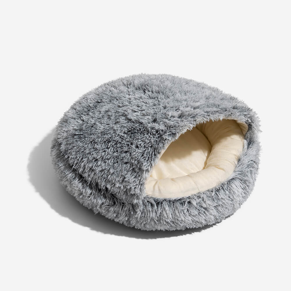 Cozy & Secure Semi-Enclosed Pet Bed