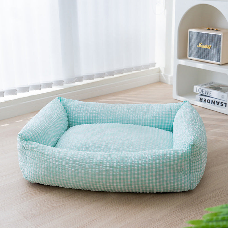 Cozy Bolstered Dog Bed with Removable Cover