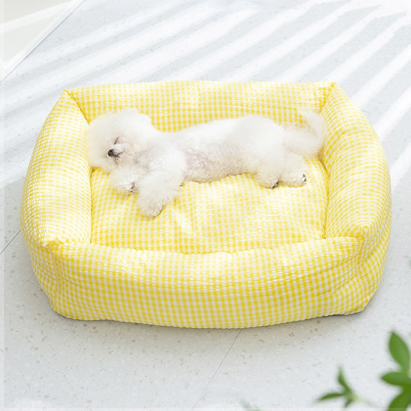 Cozy Bolstered Dog Bed with Removable Cover