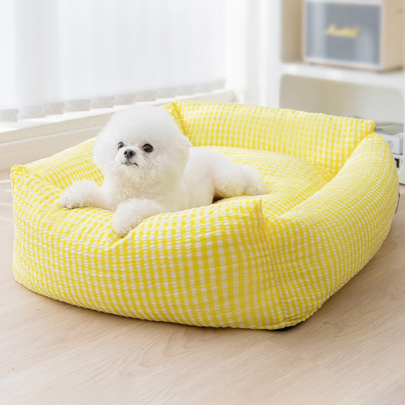 Cozy Bolstered Dog Bed with Removable Cover