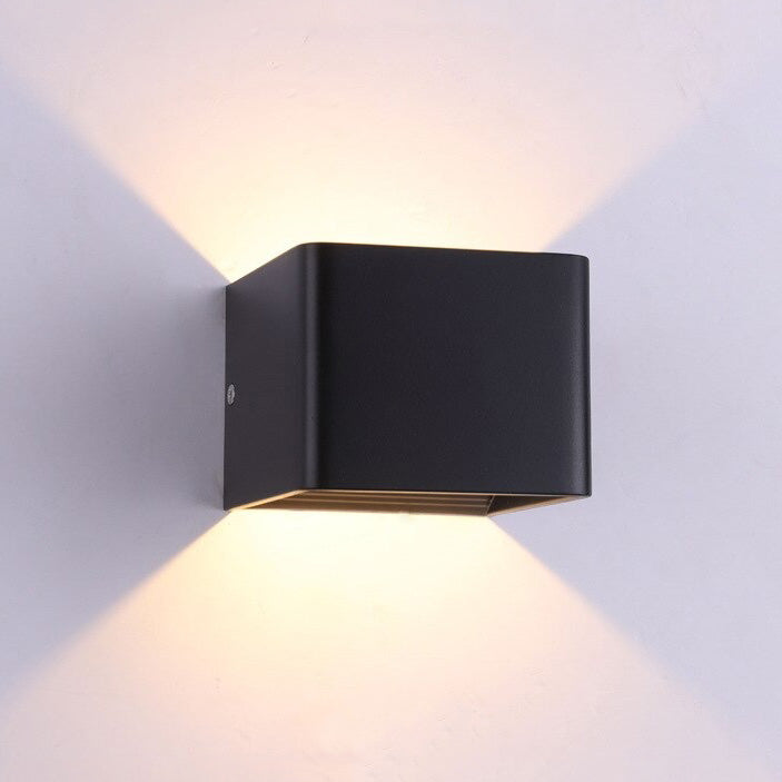 Cubic Wall Bedside Lamp LED Minimalist Design for Bedroom