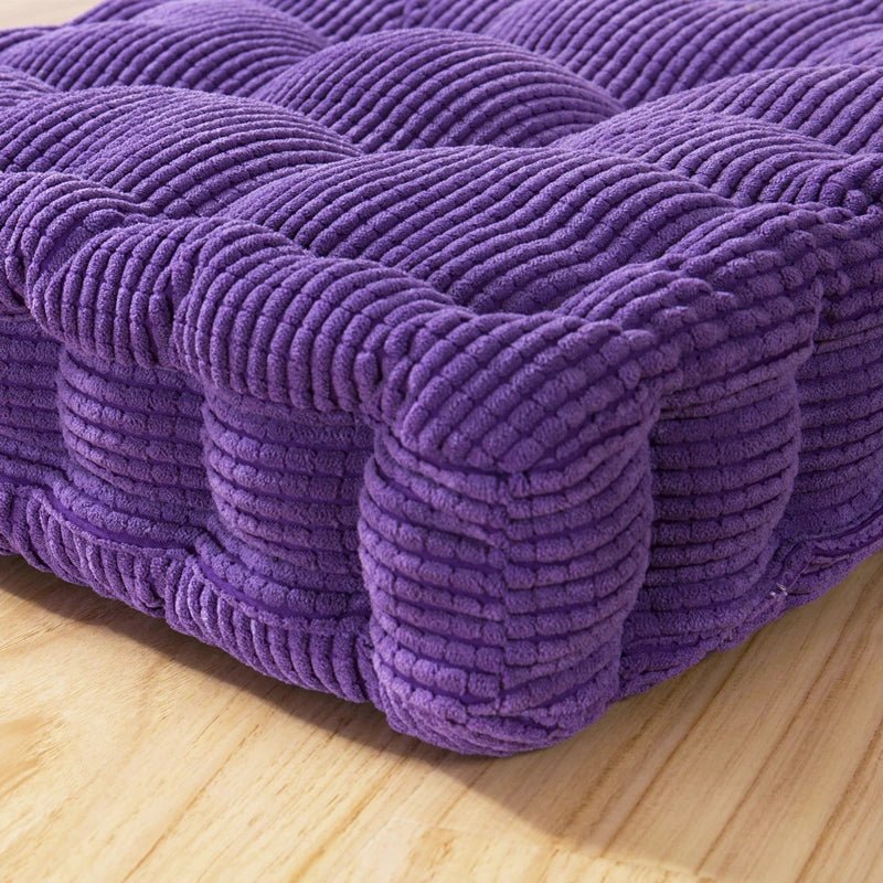 Thick Corduroy Long Bench Cushion in Modern Solid Colors